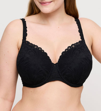 Prima Donna Twist unterlegter BH Herzform Rupi schwarz