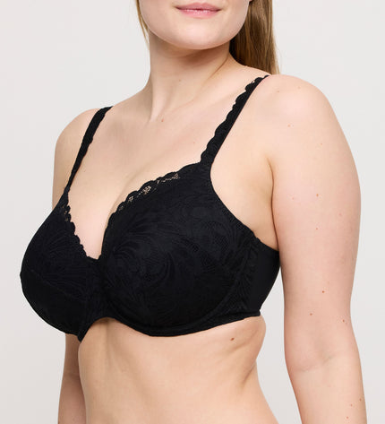 Prima Donna Twist unterlegter BH Herzform Rupi schwarz