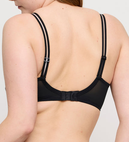 Prima Donna Twist unterlegter BH Herzform Nako schwarz