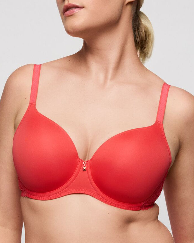 Prima Donna Twist unterlegter BH mit Bügel Herzform Grace Bay Koralle