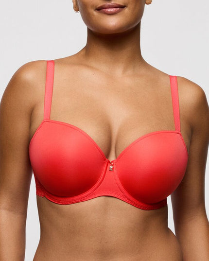 Prima Donna Twist unterlegter BH mit Bügel Balconette Grace Bay Koralle