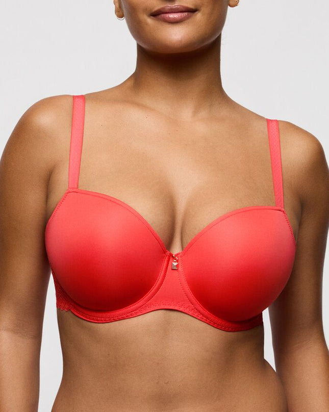 Prima Donna Twist unterlegter BH mit Bügel Balconette Grace Bay Koralle