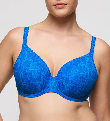 Prima Donna Twist unterlegter BH mit Bügel Herzform Mocuto blu china
