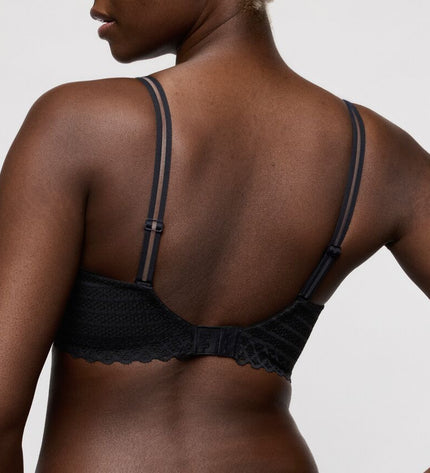 Prima Donna Twist Twist Side unterlegter BH Herzform graphit