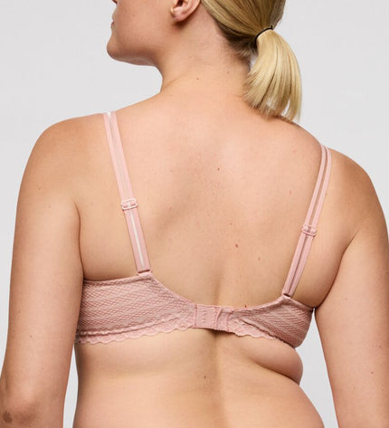 Prima Donna Twist Twist Side unterlegter BH Herzform powder rose