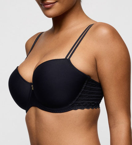 Prima Donna Twist Twist Side unterlegter BH Balconette graphit