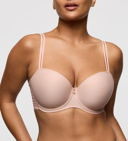 Prima Donna Twist Twist Side unterlegter BH Balconette powder rose