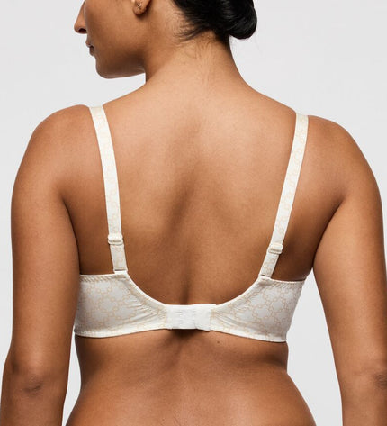 Prima Donna Twist unterlegter BH mit Bügel Herzform Kero natur