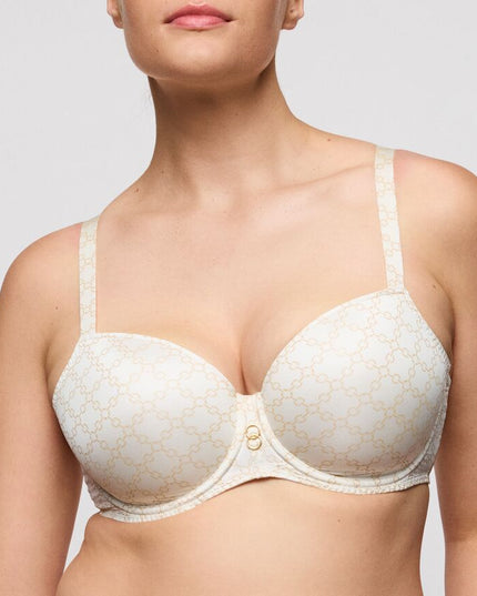 Prima Donna Twist unterlegter BH mit Bügel Balconette Kero natur