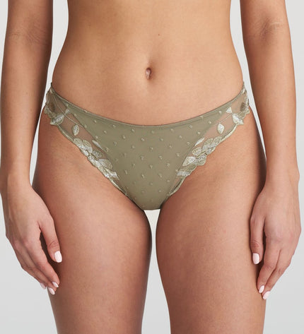 38 / Marie Jo italienischer Slip Agnes goldenolive