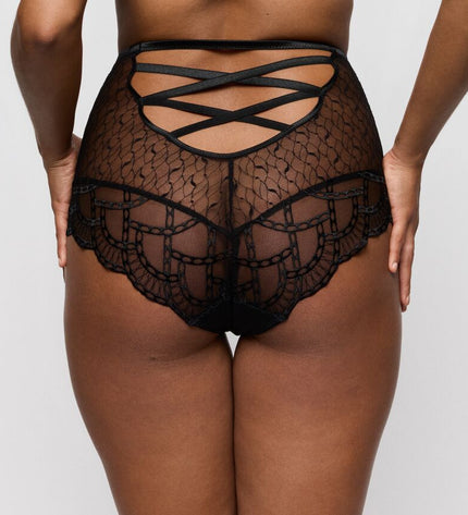 Primadonna Exklusiv Slip mit Schnürung Naica schwarz