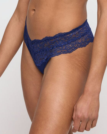 Marie Jo String Musea sapphire blue