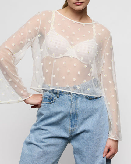 Marie Jo Avero Bluse Ivory Petal