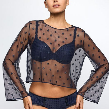 Marie Jo Avero Bluse velvet blue