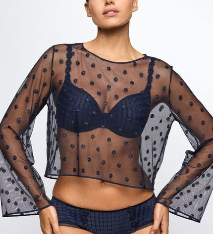 Marie Jo Avero Bluse velvet blue