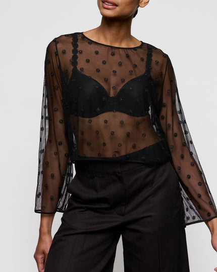 Marie Jo Bluse ohne Cup Daisy schwarz