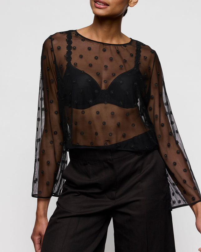 Marie Jo Bluse ohne Cup Daisy schwarz