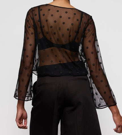 Marie Jo Bluse ohne Cup Daisy schwarz