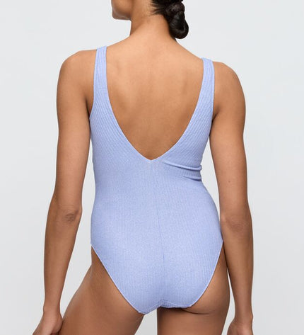 Marie Jo Swim Tiefdekolletierter Badeanzug ohne Bügel Tinjis sparkling dusk