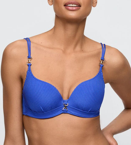 Marie Jo Swim unterlegter Bikini Herzform Emly electric blue