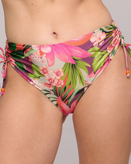 Marie Jo Swim culotte bikini taille haute avec string Norma Jeanne coucher de soleil tropical