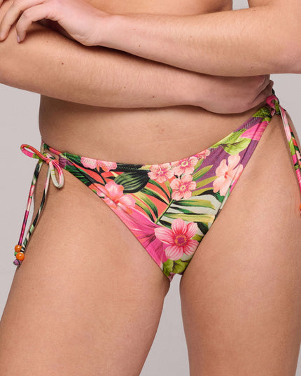 Marie Jo Swim culotte de bikini à lacets Norma Jeanne coucher de soleil tropical