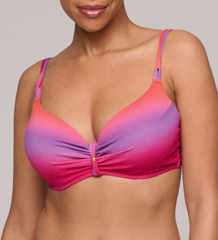 Marie Jo Swim unterlegtes Bikini Top Tief Nusa Dua spectral