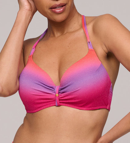 Marie Jo Swim unterlegtes Bikini Top Tief Nusa Dua spectral