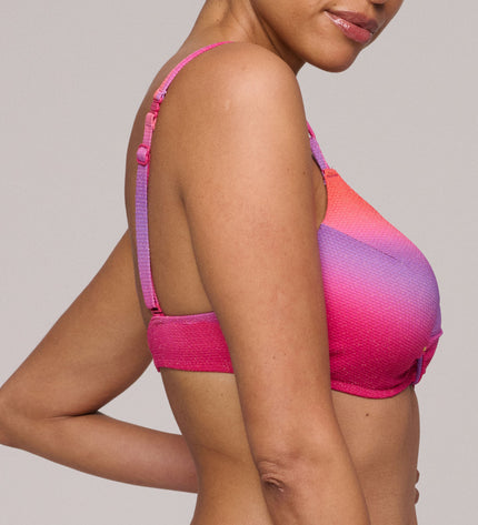 Marie Jo Swim unterlegtes Bikini Top Tief Nusa Dua spectral