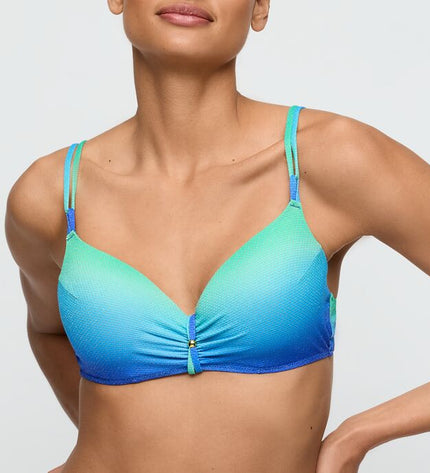 Marie Jo Swim unterlegtes Bikini Top Tief Nusa Dua seascape