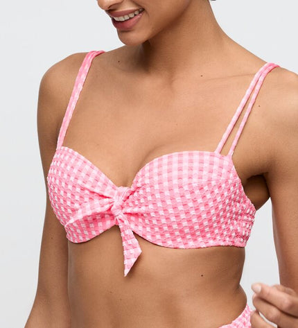 Marie Jo Swim unterlegter Bikini Balconette mit Bügel Mary Lynn rose gingham