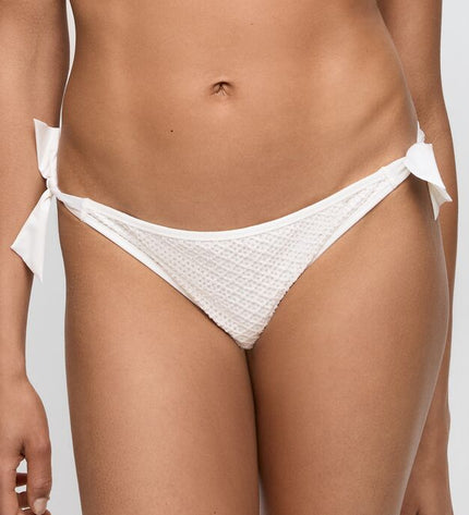Marie Jo Swim Bikini Hüftslip mit Schnüren Taleah elfin white
