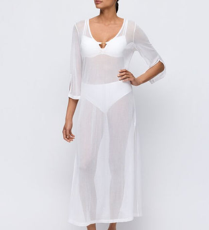 Marie Jo Swim Kaftan Taleah elfin white