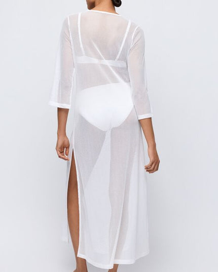 Marie Jo Swim Kaftan Taleah elfin white