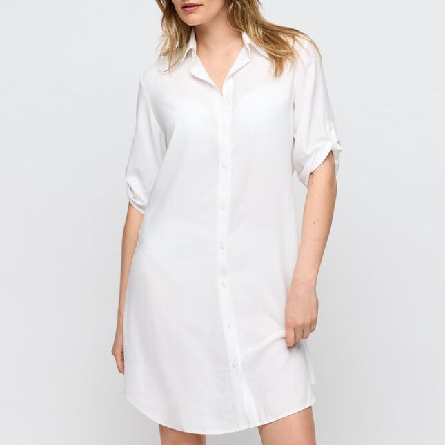 Marie Jo Swim kurzes Strandkleid Taleah weiss