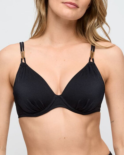 Marie Jo Swim unterlegter Bikini Herzform mit Bügel Hello sunset schwarz