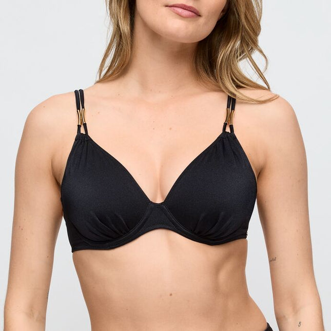 Marie Jo Swim unterlegter Bikini Herzform mit Bügel Hello sunset schwarz