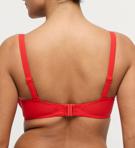 Prima Donna Swim unterlegter Bikini Balconette mit Bügel Aswan fiesta red