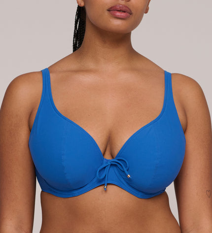 Prima Donna Swim unterlegtes Bikini Top Tief Aswan delphinium cheer blue