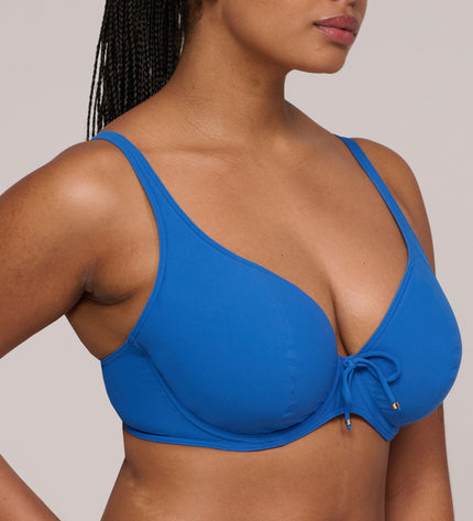 Prima Donna Swim unterlegtes Bikini Top Tief Aswan delphinium cheer blue