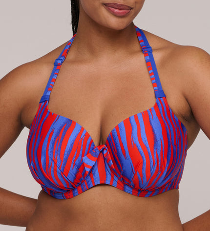 80D / 80E / Prima Donna Swim unterlegter Bikini Herzform Skudai wild stripes