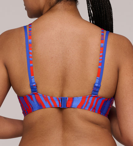 80D / 80E / Prima Donna Swim unterlegter Bikini Herzform Skudai wild stripes