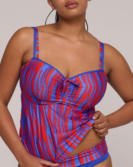 Prima Donna Swim Vollschalen Tankini unterlegt Skudai wild stripes