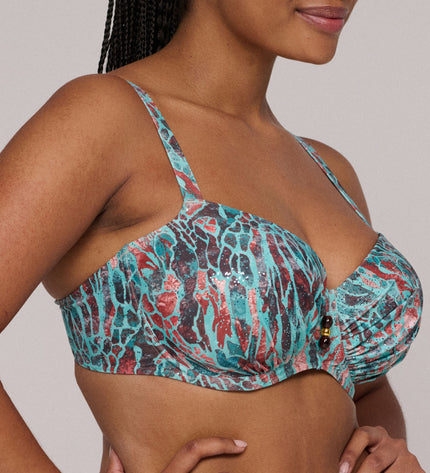 Prima Donna Swim unterlegter Bikini Balconette Riyad turquoise seas