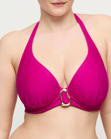 Prima Donna Swim unterlegtes Bikini-Top Tiefdekoll Uvita deep magenta