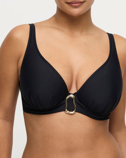 Prima Donna Swim unterlegtes Bikini-Top Tiefdekoll Uvita schwarz