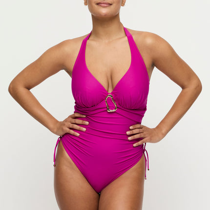 Prima Donna Swim Tiefdekolletierter Badeanzug Uvita deep magenta