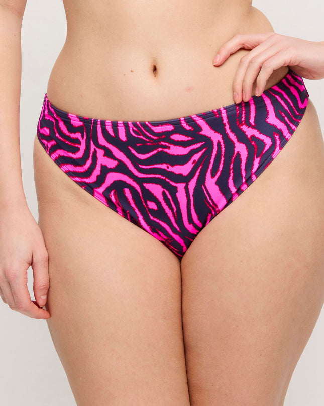 Prima Donna Swim Bikini Slip Brazilian Malabo hot pink zebra