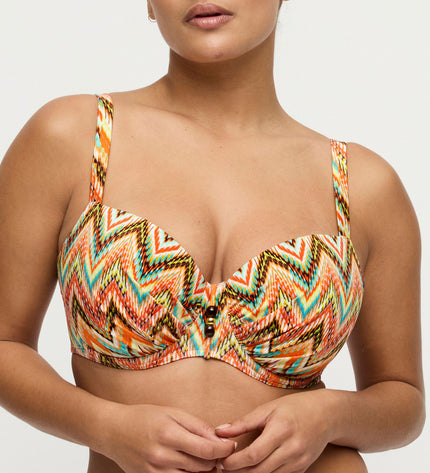 Prima Donna Swim Bikini mit Bügel Balconette Tubou ikat summer