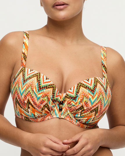 Prima Donna Swim Bikini mit Bügel Balconette Tubou ikat summer